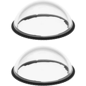 2pcs Standard Lens Cap Plastic Lens Guards Removable Lens Protector Compatible with X4 Action Camera Accessories