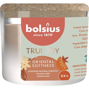 Bolsius Geurkaars True Joy Oriental Softness - 7 cm / ø 8.5 cm
