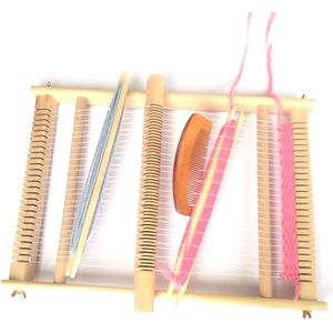 Wooden knitting machine - Cultivate hands-on skills and hand-eye coordination for making scarves