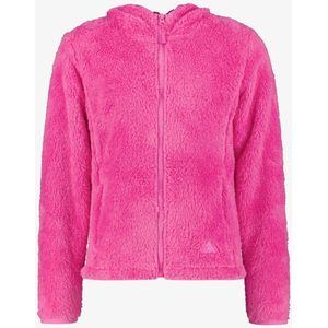 Mountain Peak fluffy fleece vest roze - Maat 116