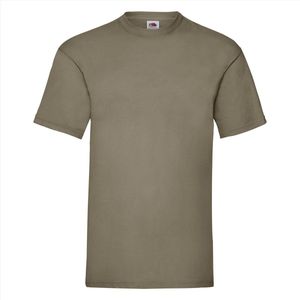Fruit of the Loom - 5 stuks Valueweight T-shirts Ronde Hals - Khaki - M