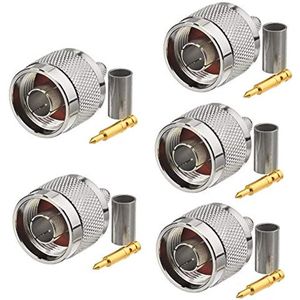 N Male Adapter - 5 stuks voor 4G LTE Wlan-antennekabels