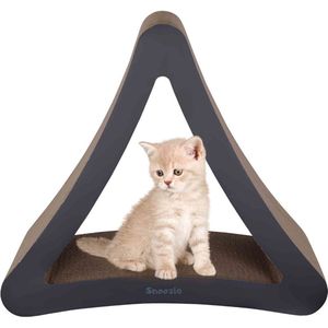 Snoozle Krabpaal Voor Grote of kleine Katten - Krabpaal Voor Zware Katten - Krabpaal Maine Coon - Krabpalen - Krabmeubel Karton - 46cm