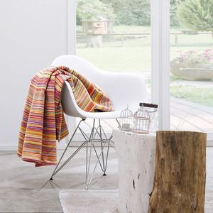 Katoenen deken, 140 x 200 cm, knuffeldeken, biologisch katoen, kleurrijk, aangenaam lichte en knuffelzachte wollen deken, hoogwaardige kwaliteit