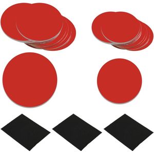 32 stuks dubbelzijdig plakband - voor auto-desktop-ornamenten - zwarte reinigingsdoeken .