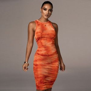 NEONY DRESS | ORANGE