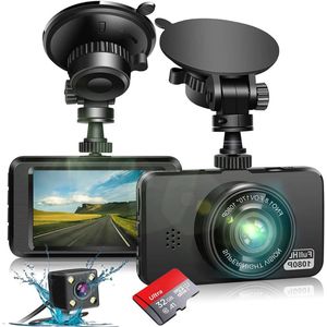 ApexArte® Dual Dashcam - Dashcam voor Auto - Dashcams - Zwart