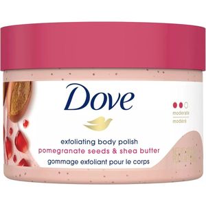 Dove Pomegranate Seeds & Shea Butter Exfoliating Body Scrub - Lichaamsscrub - Bad & Douche - 298g