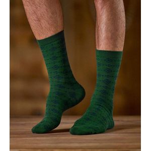 ATLAS FOR MEN - Set van 5 Paar Sokken met Jacquardmotief - Heren - Verkrijgbaar in grote maten - 39/42