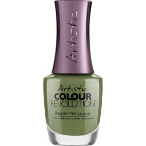 Artistic Nail Design Colour Revolution 'Groovy Days Ahead' (Licht Olijf Créme)