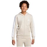 Adidas - Essentials - Sweatshirt - Beige - Met Rits - Jongens, Meisjes