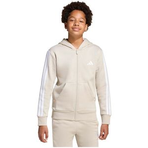 Adidas - Essentials - Sweatshirt - Beige - Met Rits - Jongens, Meisjes