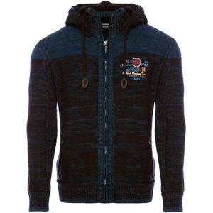 Carisma Premium Casual Gebreid Heren Vest Met Rits En - M