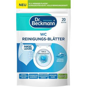 Toilet-reinigingsbladen Ocean Breeze - 20 vellen voor hygiënisch schoon toilet