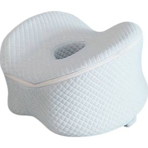 Nivard Orthopedisch Kniekussen Voor In Bed - Zijslaapkussen - Beenkussen - Volwassenen - Orthopedisch Kniekussen - Blauw