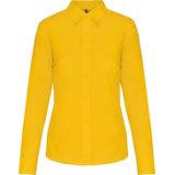 Kariban Overhemd in onderhoudsvriendelijk polykatoen-popeline dames K549 - Yellow - L