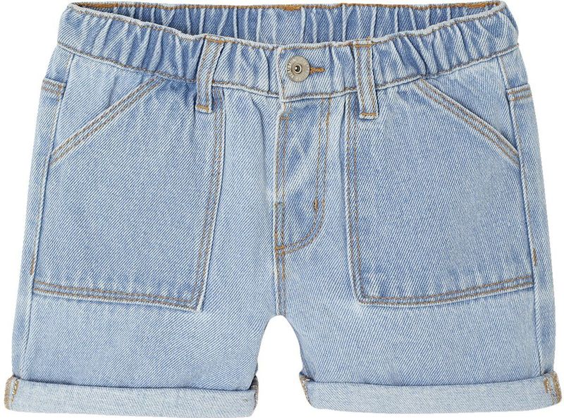 Vertbaudet - Basics - Meisjesshort - Jeansstof