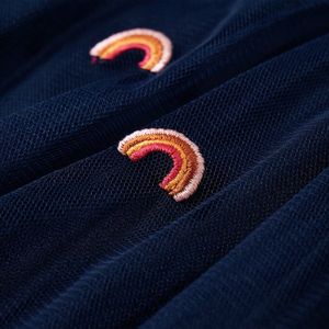 vidaXL-Kinderrokje-met-tule-116-marineblauw