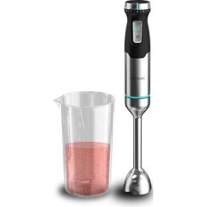 Cecotec Power Pulsar Handmixer 2300 MAX, max. vermogen 2300 W, 4-mesjes met zwarte titanium coating, XL-voet, beker 700 ml met d