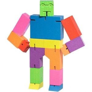 Areaware - Robot Puzzel Cubebot - Small - Multicolor