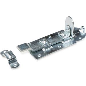 Hangslot Rolschuif - Schuifgrendel met bocht - Schuif slot - 180 mm - Verzinkt