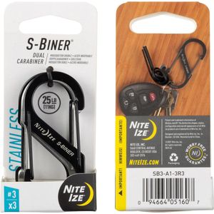 Nite-Ize S-Biner Karabijnhaak 3-Pack Asorti #3