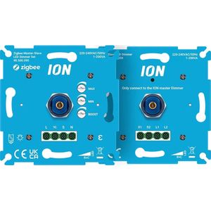 ION industries universele LED Zigbee dimmer set master + slave 0.3-200W (90.500.090)
