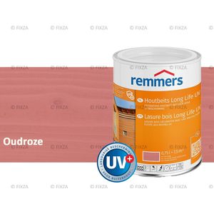 Remmers Long Life Houtbeits UV – oudroze – 0,75 Liter – Duurzame houtbescherming met maximale UV-bescherming