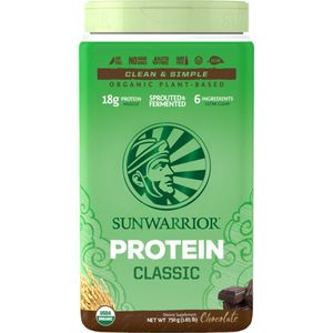 Sunwarrior Classic Proteïne Chocolade - 750 gram