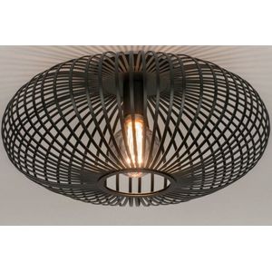 Lumidora Plafondlamp 73608 - E27 - Zwart - Metaal - ⌀ 49 cm