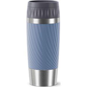 Tefal Travel Mug Easy Twist Thermosfles - Blauw - 0,36 liter