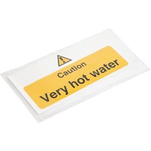 Vogue 'Caution - Very Hot Water' Waarschuwingsbord L849