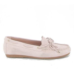 Giulia dames mocassins lichtroze suède