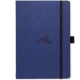 Dingbats A4+ Wildlife Blue Whale Notebook - Dotted