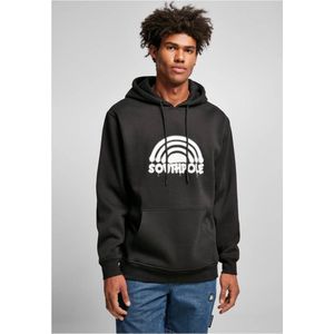 Southpole - Spray Logo Hoodie/trui - L - Zwart