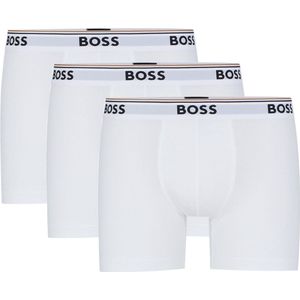 BOSS - Boxershorts Power 3-Pack Wit - Heren - Maat XXL - Body-fit