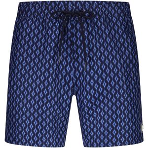 Ten Cate - Heren Zwemshorts - Donkerblauw - Print