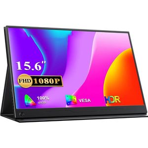 JMZR® Portable Monitor - Draagbare Scherm - 15.6 inch - Zwart