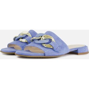 Gabor Slippers blauw Suede - Maat 36.5