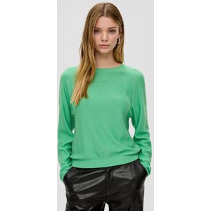 Q/S By S.Oliver Fijngebreide Trui Groen