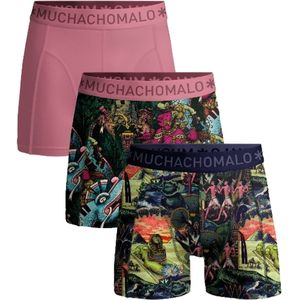 Muchachomalo – Boxershorts Boys – 3 Pack – Jongens Ondergoed – 95% Katoen – Maat 104
