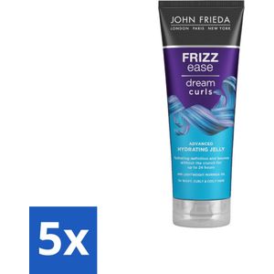 John Frieda – Haarverzorging – Dream Curls Advanced Hydrating Jelly – Intens hydraterend – 200 ml - Bulkverpakking - 5 stuks