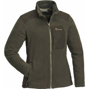 Wildmark Membrane - Fleece vest - Dames - Donkergroen/Suède bruin