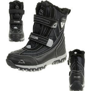 Kappa Unisex kinderlaarzen Winterschoenen gevoerd zwart 260639K