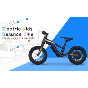 Elektrische Kinderfiets - Loopfiets - 12 inch wielen - 100 Watt - 3 jaar en ouder