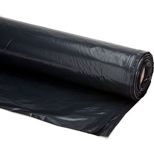 Bouwfolie | Afdekfolie | Zwart | 6 x 50 mtr. | T100 | Folierol
