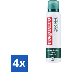 Borotalco Deospray Original 150 ml - Voordeelverpakking - 4 stuks