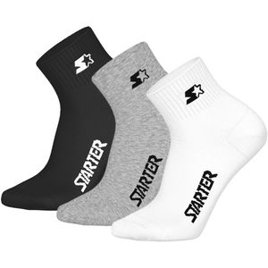 STARTER - Quartersokken - 3-pack - Unisex - Zachte Katoenmix