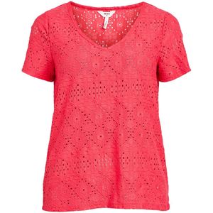 OBJFEODORA V-NECK TOP NOOS