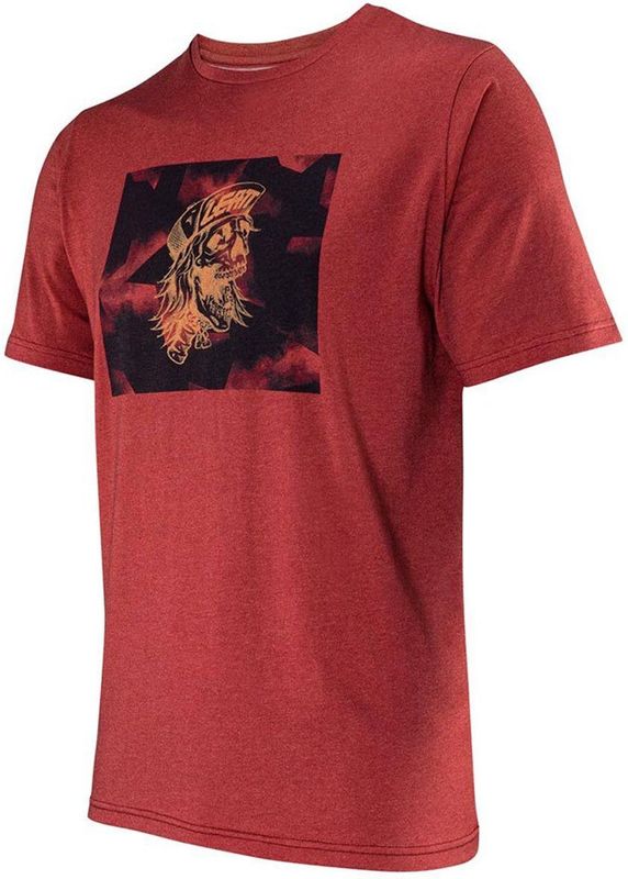 Leatt Core T-shirt Met Korte Mouwen Rood S Man